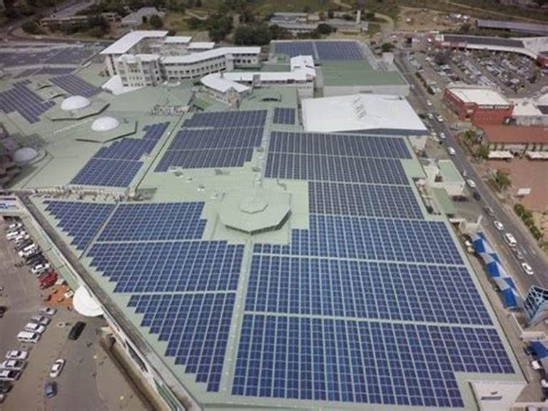 Solar panels with graph overlay
